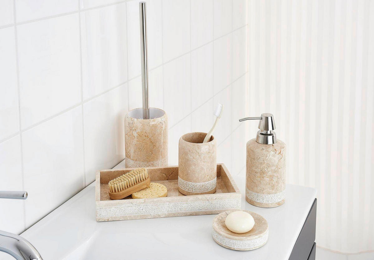 SEIFENSCHALE Stein  - Naturfarben, Basics, Stein (9/2,5/9cm) - Sadena