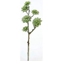 SUKKULENTE 45 cm  - Grün, Basics, Kunststoff (45cm)