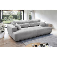 POHOVKA BIG SOFA, plast, textil, kompozitní dřevo, šedobéžová - černá/šedobéžová, Konvenční, kompozitní dřevo/textil (279/90/137cm) - Livetastic