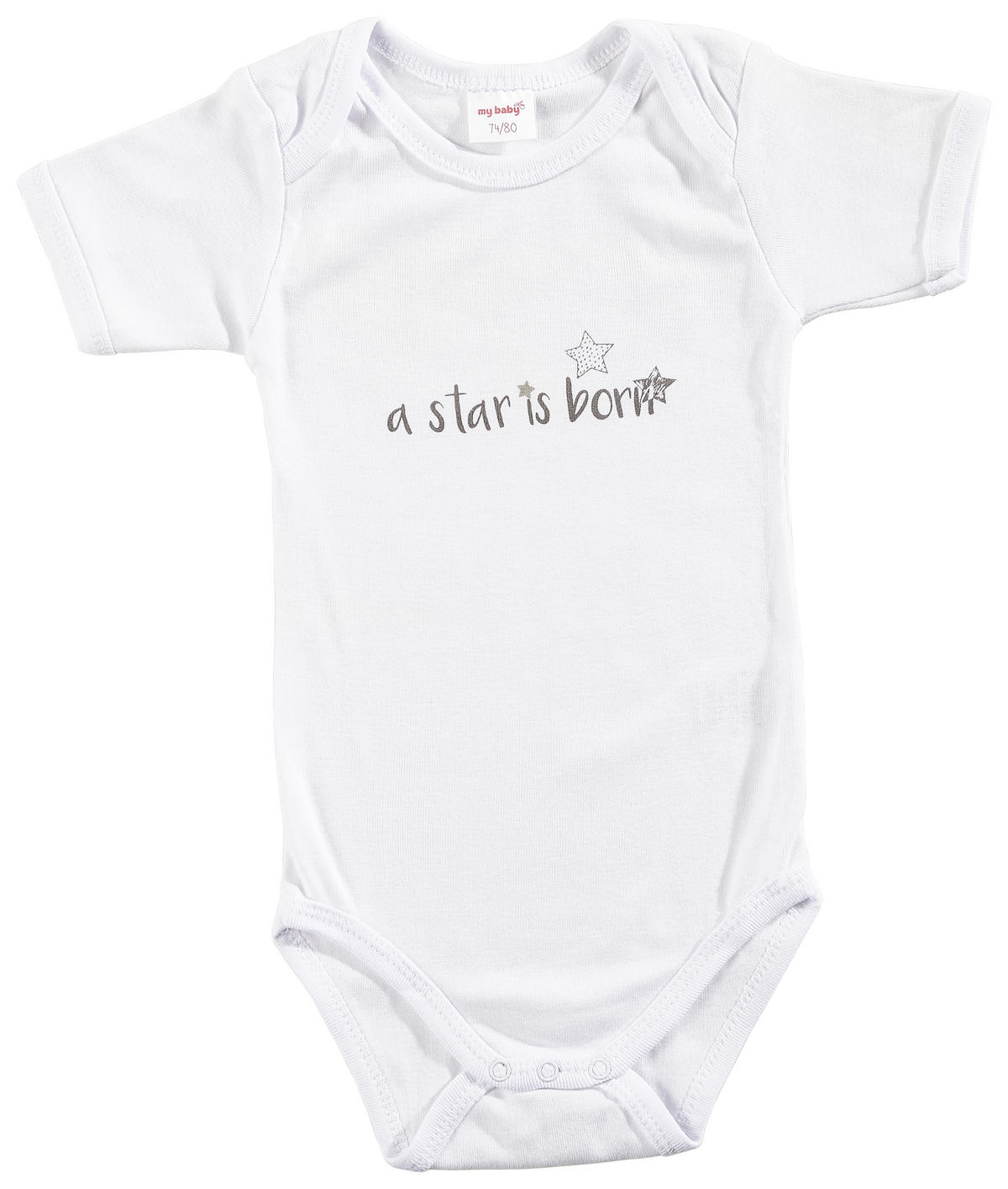 BABYBODY SET  - vit/grå, Basics, textil (86/92null) - My Baby Lou