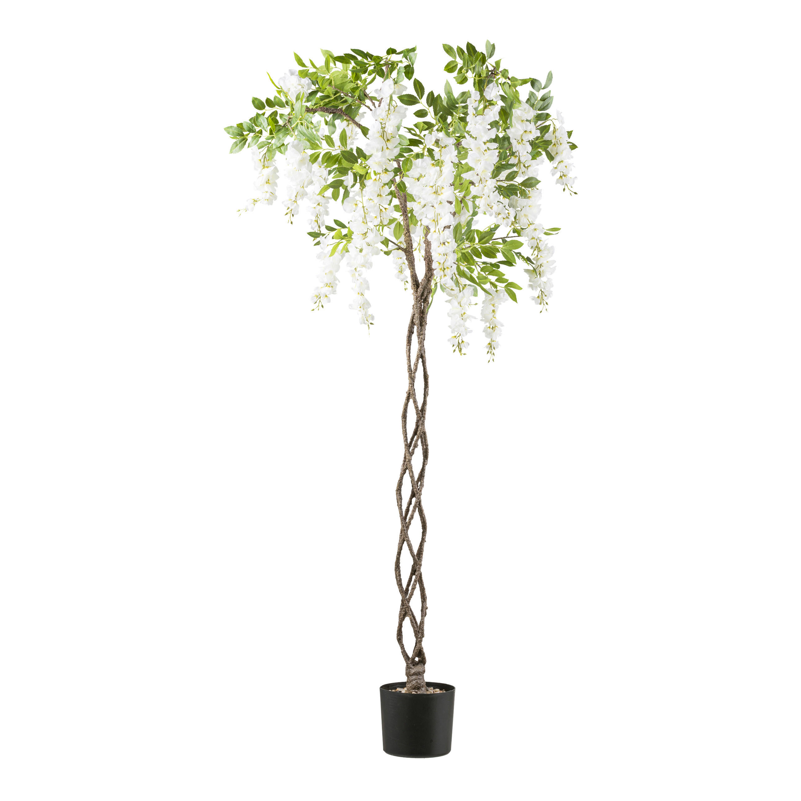 XXXLutz Kunstpflanze Grün, Weiß, Schwarz, Braun 170 cm