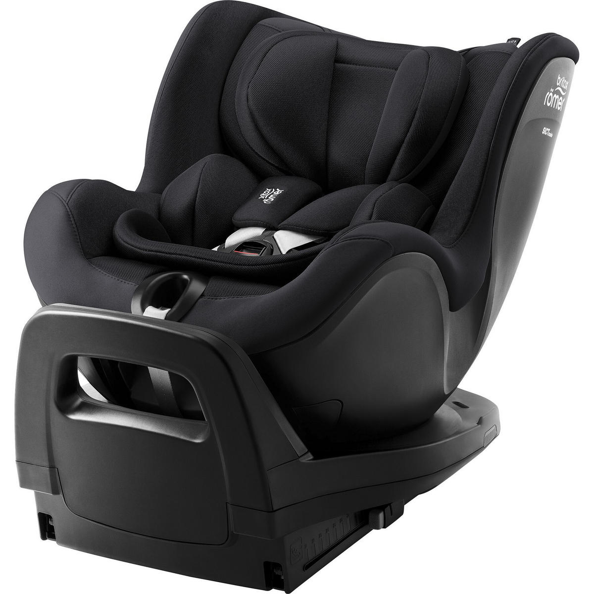 REBOARDER-KINDERSITZ Dualfix Pro  - Schwarz, Basics, Kunststoff/Textil (44/48/74cm) - Britax Römer