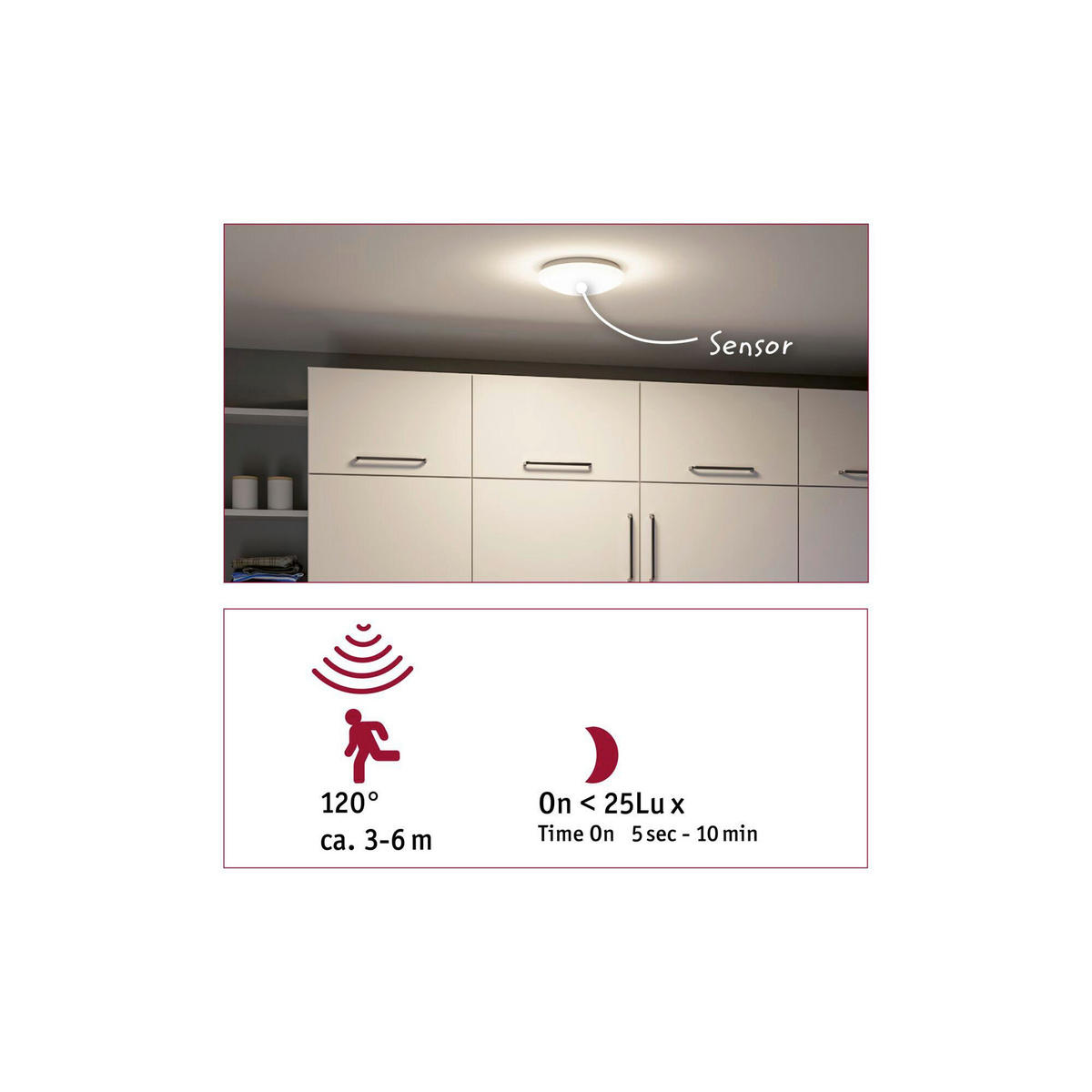 LED-DECKENLEUCHTE Leonis II 28,0/8,0 cm   - Weiß, Basics, Kunststoff (28,0/8,0cm) - Paulmann