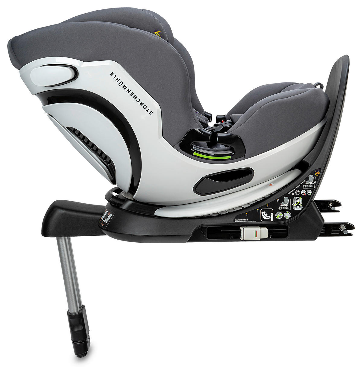 REBOARDER-KINDERSITZ Niki KId  - Grau, Basics, Kunststoff/Textil (45/59/53.5cm) - Storchenmühle