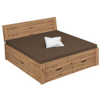 STAURAUMBETT 140/200 cm  in Eichefarben  - Eichefarben, Design, Holzwerkstoff (140/200cm) - Xora