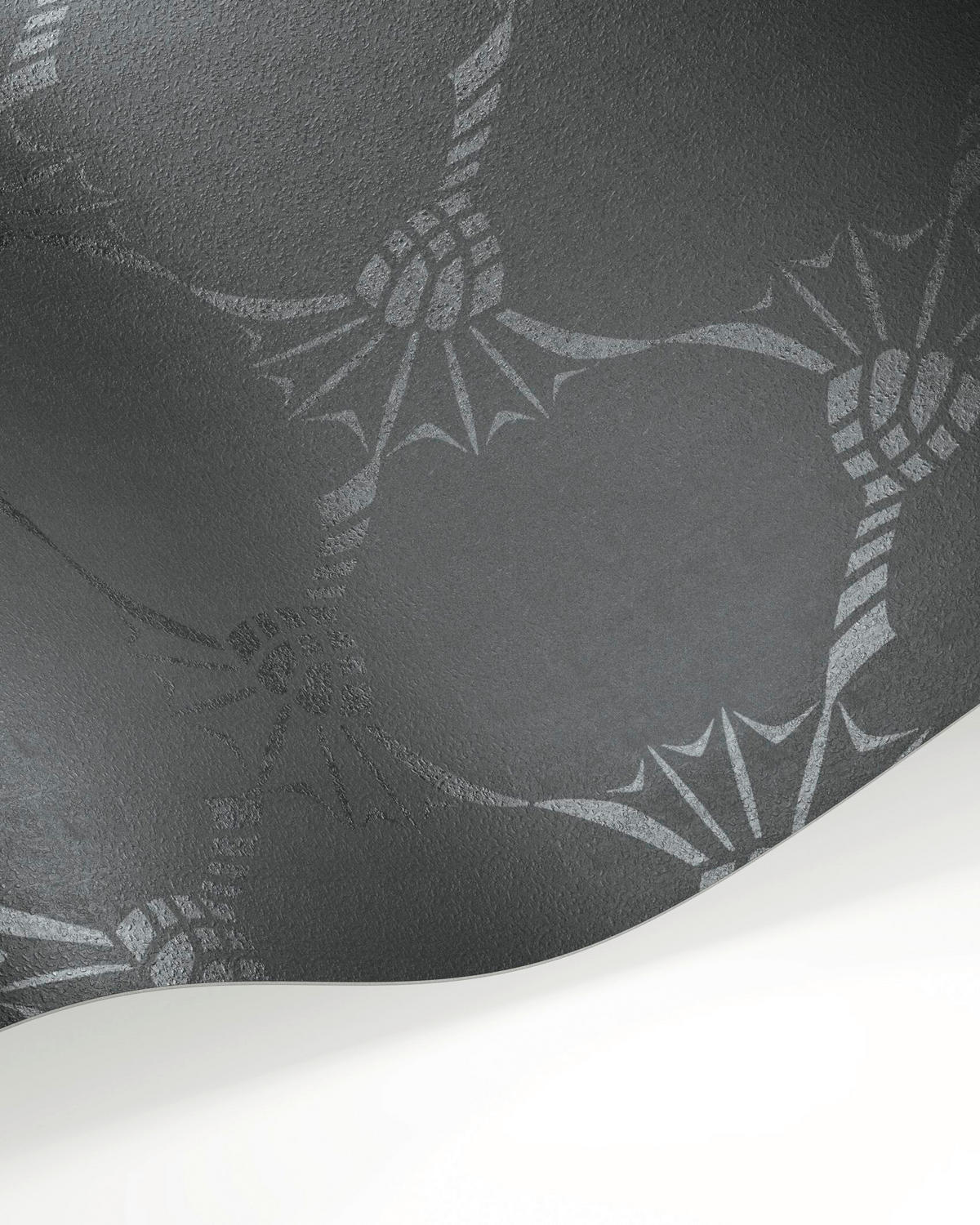 VLIESTAPETE 10.05 m J! CORNFLOWER  - Anthrazit, Design, Textil (53/1005cm) - Joop!