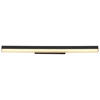 LED VÄGGLAMPA 60/6/4 cm   - opal/svart, Basics, metall/plast (60/6/4cm) - Globo