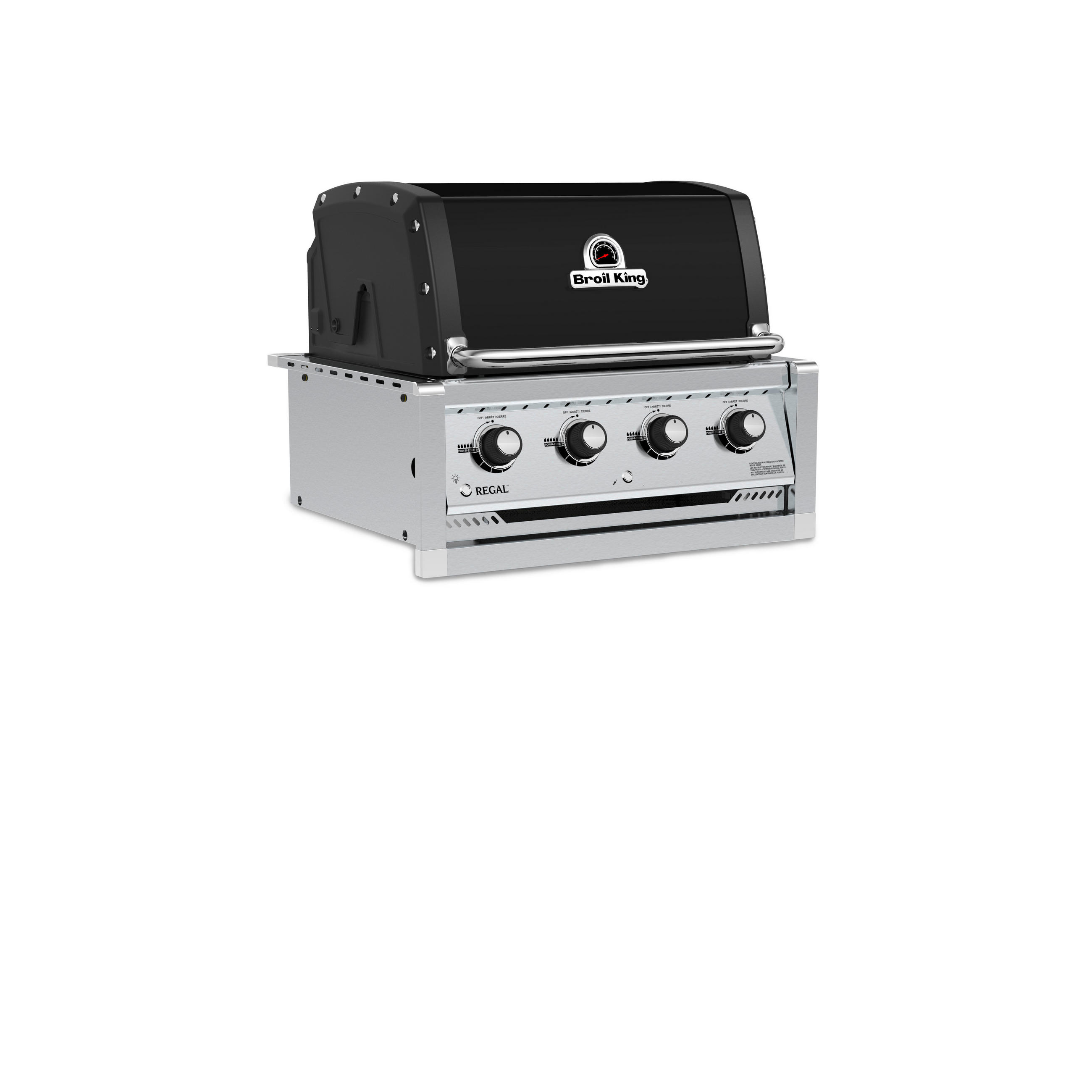PLINSKI ŽAR REGAL - srebrne barve/črna, Basics, kovina (78,9/59/61cm) - Broil King