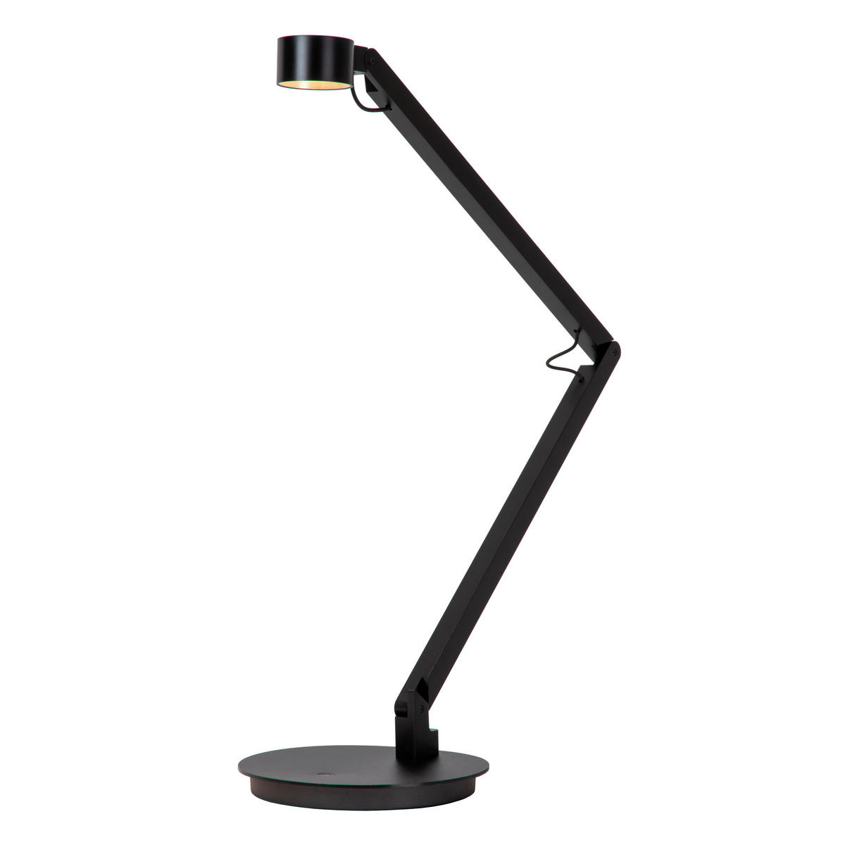 LED-SCHREIBTISCHLEUCHTE OGDEN 49/49/90 cm   - Schwarz, Design, Metall (49/49/90cm) - Lucide