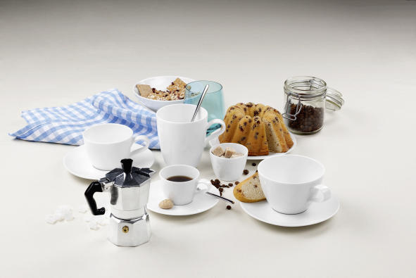 KAFFEETASSE Life 240 ml  - Weiß, Basics, Keramik (0,24l) - Seltmann Weiden