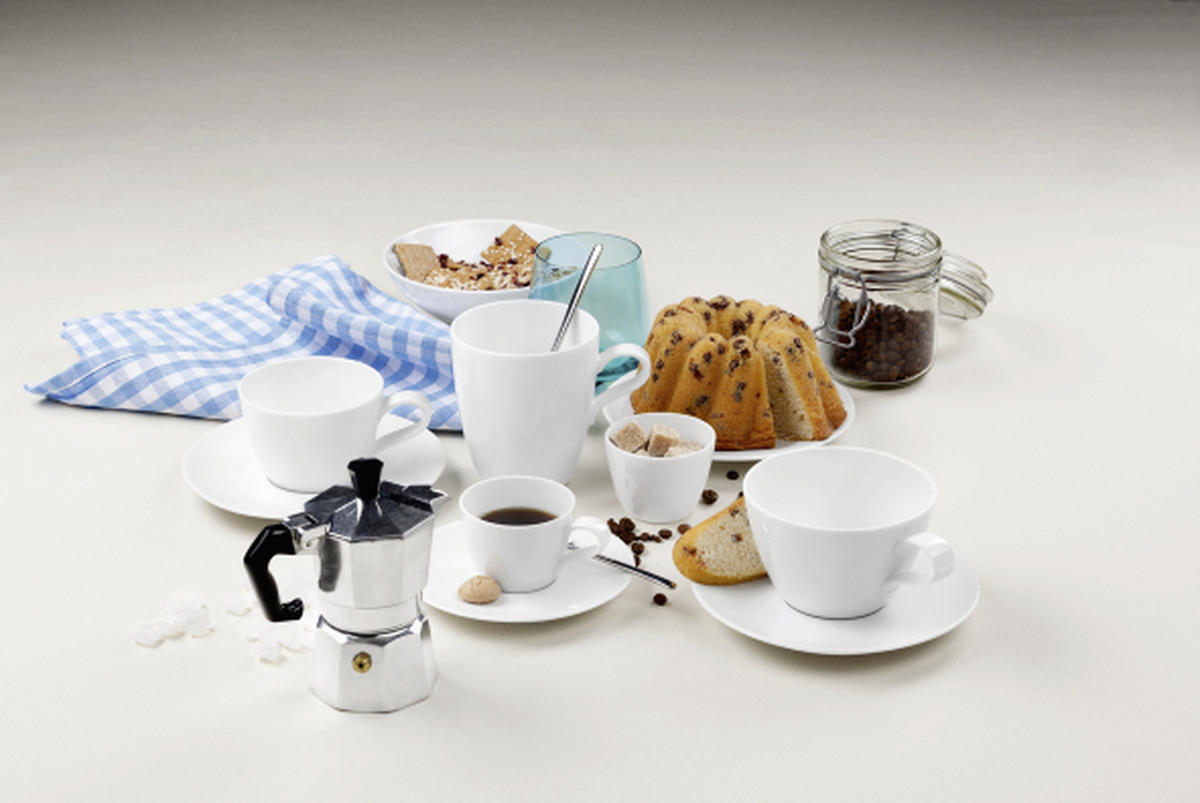 KAFFEETASSE Life 240 ml  - Weiss, Konventionell, Keramik (0,24l) - Seltmann Weiden