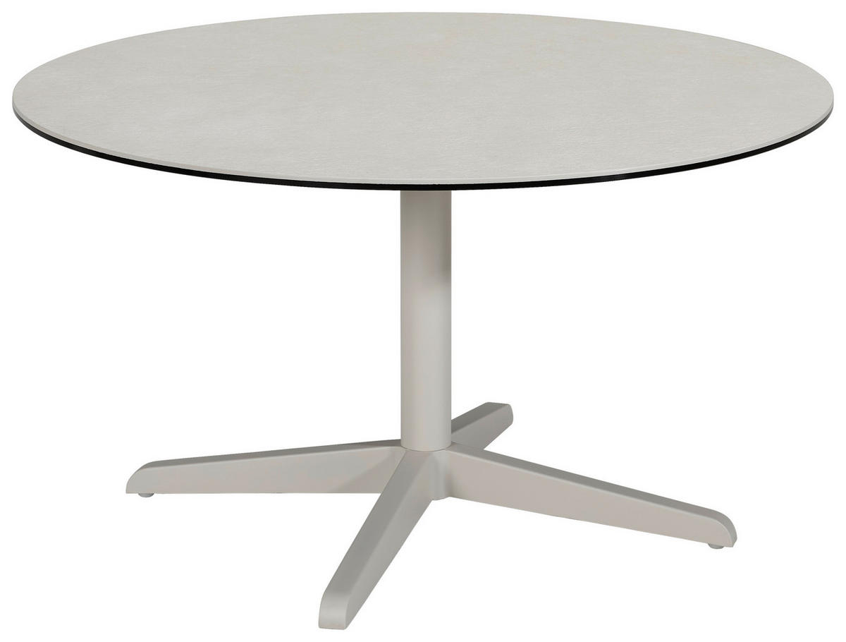 COUCHTISCH in Metall, Keramik 80/80/45 cm  - Creme, Design, Keramik/Metall (80/80/45cm) - Livetastic