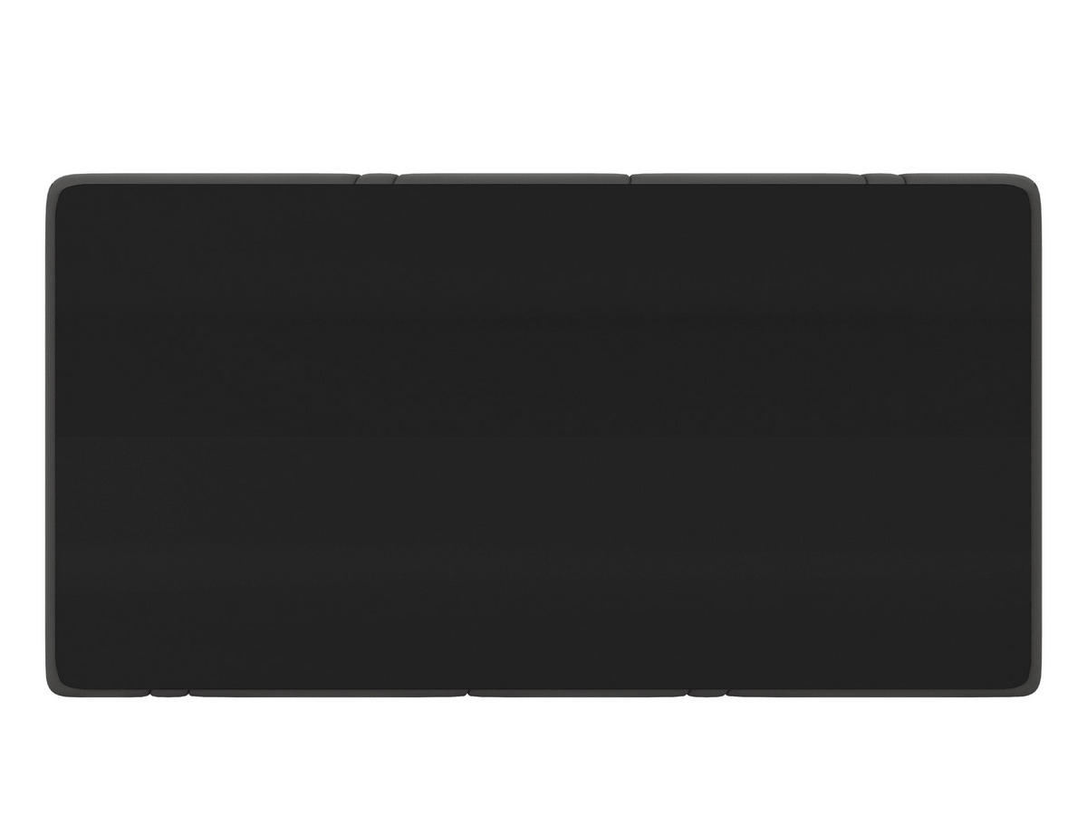 POLSTERBETT 140/200 cm,  in Anthrazit, gepolstertes Kopfteil, Lattenrost, Bettkasten,  - Anthrazit/Schwarz, Design, Holz/Kunststoff (140/200cm) - Chameo