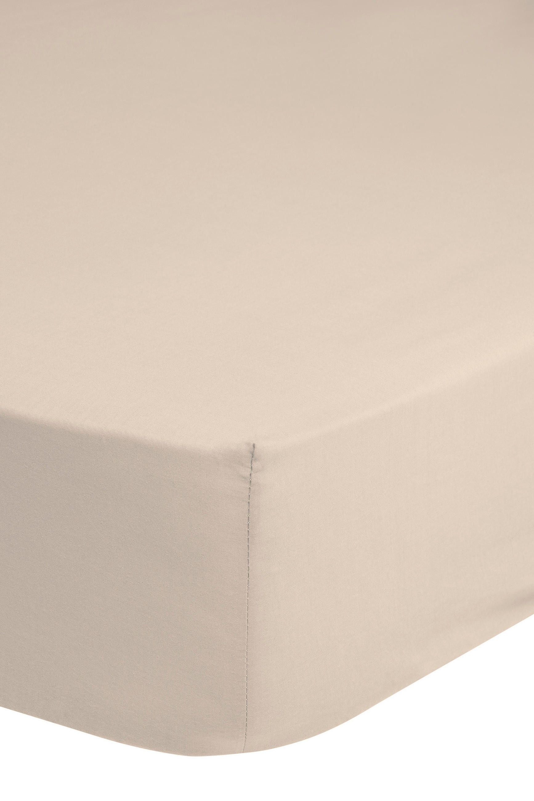 SPANNBETTTUCH Good Morning Jersey uni Jersey  - Naturfarben, Basics, Textil (180/200cm) - MID.YOU