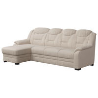 ECKSOFA in Chenille Beige  162/257 cm  - Beige, Basics, Kunststoff/Textil (162/257cm) - MID.YOU