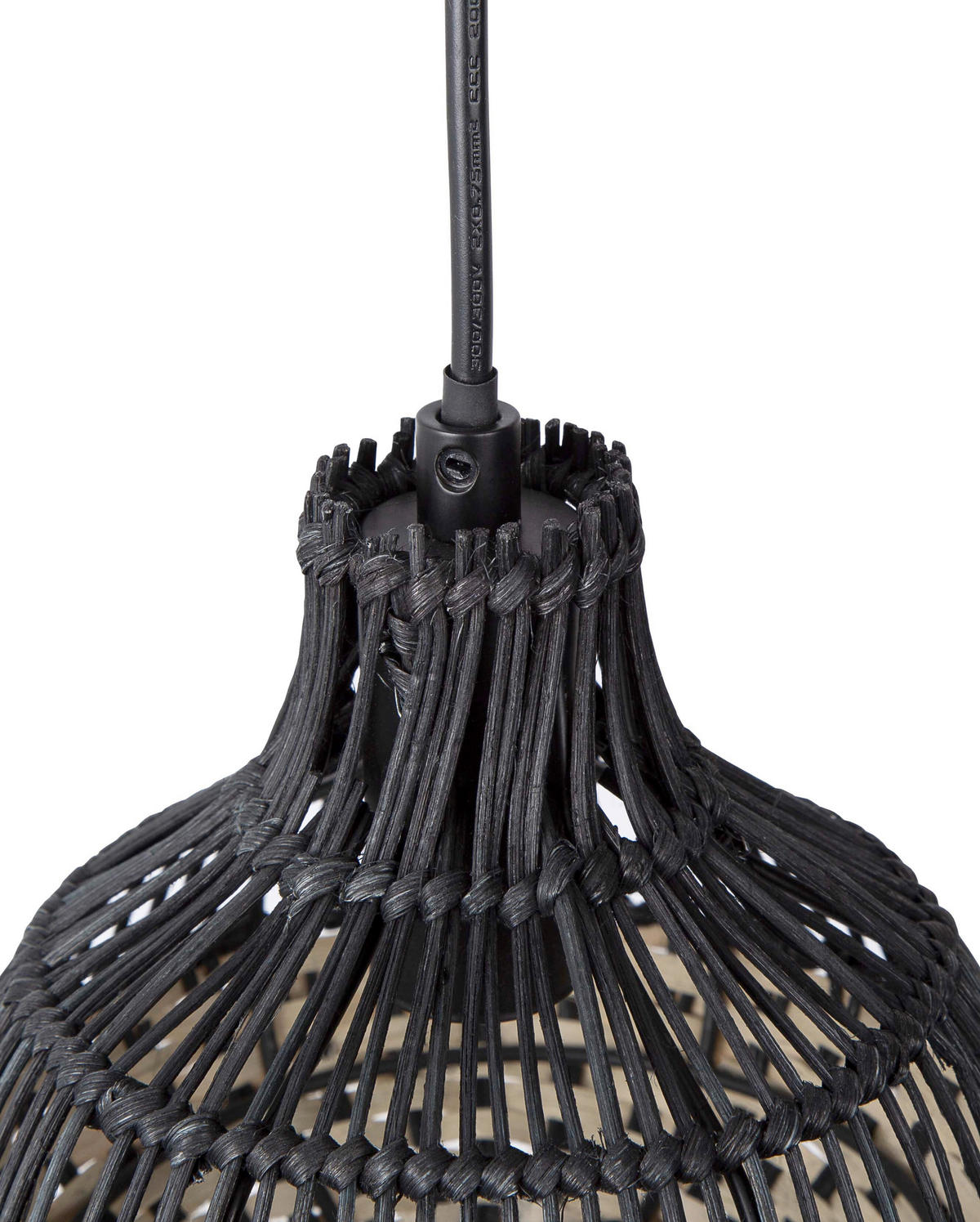 HÄNGELEUCHTE Milena 55/16/150 cm  - Schwarz, Design, Metall (55/16/150cm) - Globo