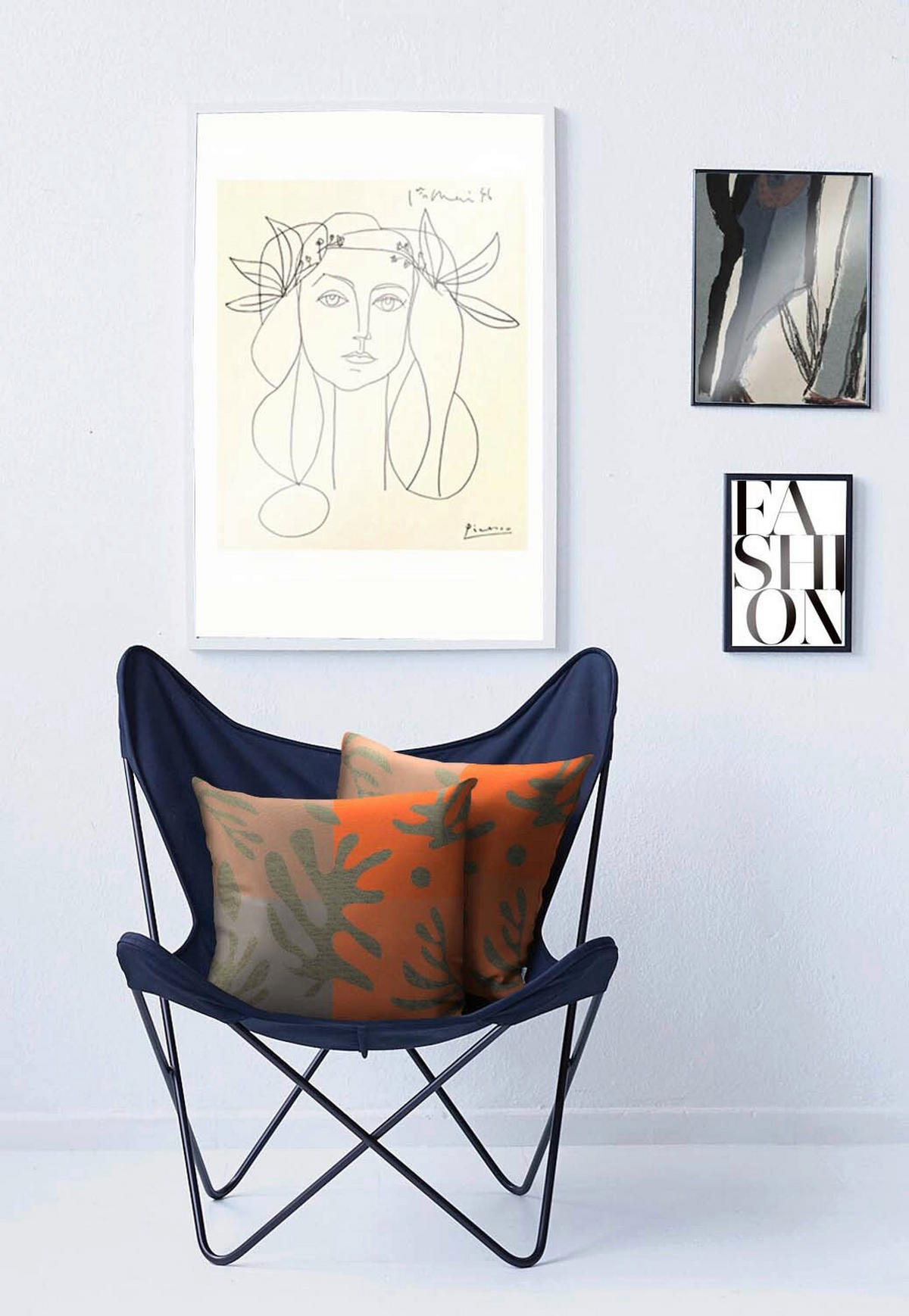 KISSENHÜLLE 49/49 cm  - Orange/Braun, Design, Textil (49/49cm) - Apelt