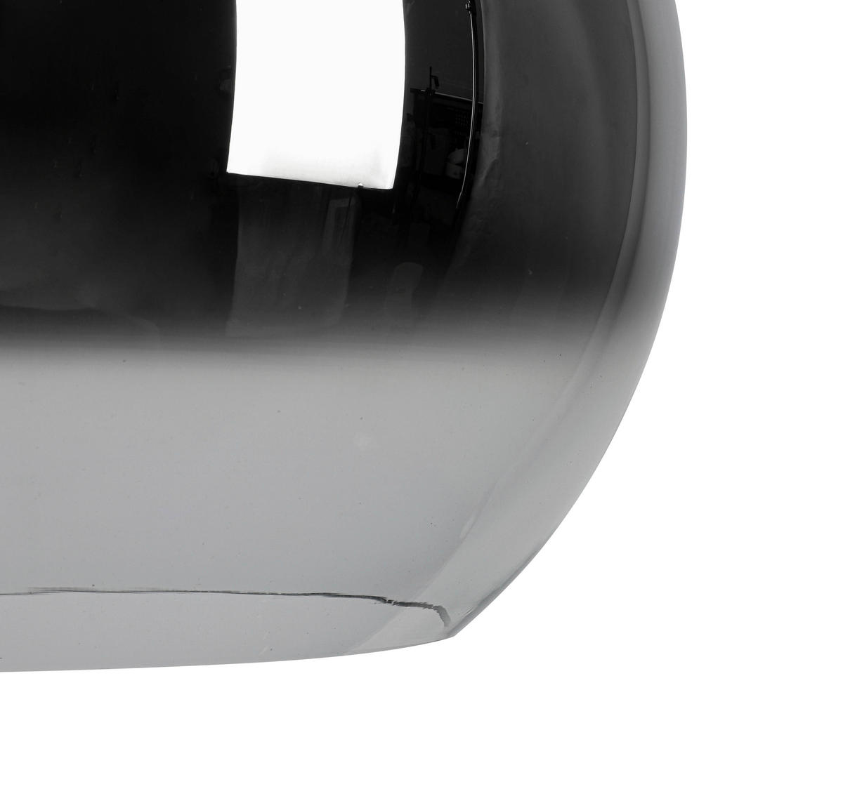 LUSTER  35/150 cm      - boja hroma/crna, Konvencionalno, staklo/metal (35/150cm) - Dieter Knoll