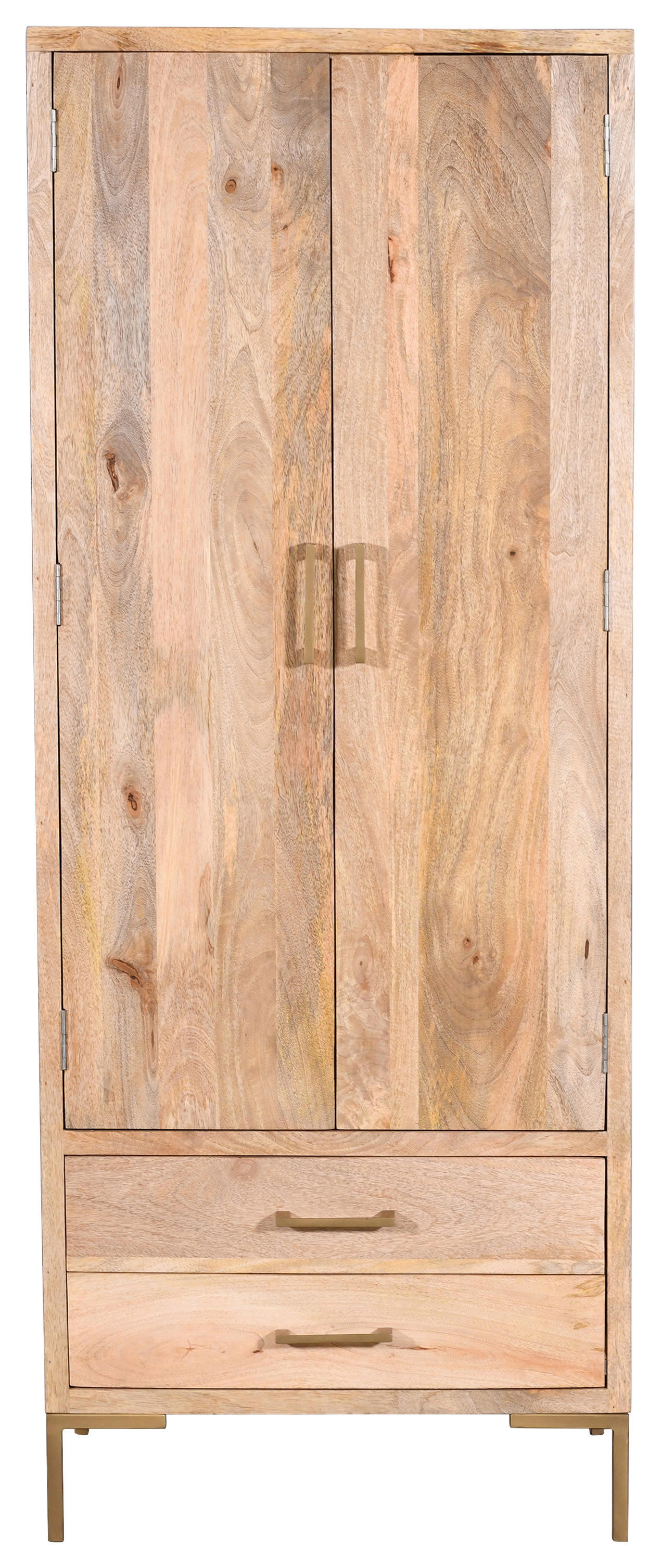 Levně MID.YOU ŠATNÍ SKŘÍŇ, mangové dřevo, přírodní barvy, 75/192/45 cm