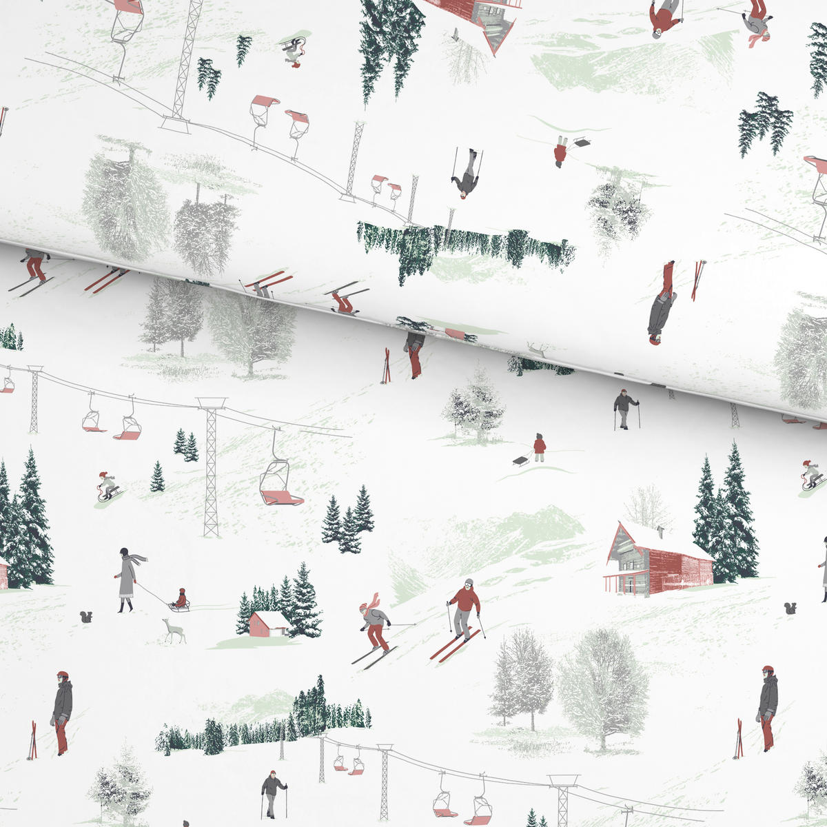 BETTWÄSCHE 2-teilig Flanell 135/200 cm  - Weiß, Textil (135/200cm) - Esposa