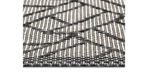 OUTDOORTEPPICH 115/170/170 cm Clyde Grau, Beige  - Beige/Grau, Design, Kunststoff/Textil (115/170/170cm) - Novel