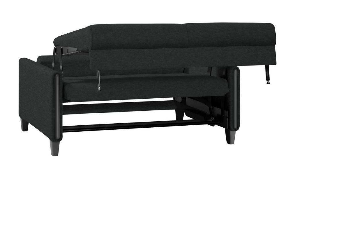 SCHLAFSOFA in Holz, Textil Schwarz  - Schwarz, Design, Holz/Textil (174/88/104cm) - Niels Andersson