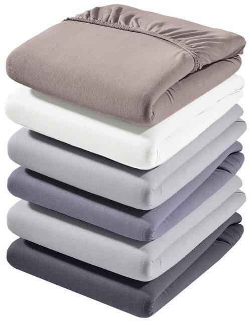 SPANNBETTTUCH Zwirn-Jersey  - Dunkelgrün, Basics, Textil (100/200cm) - Estella