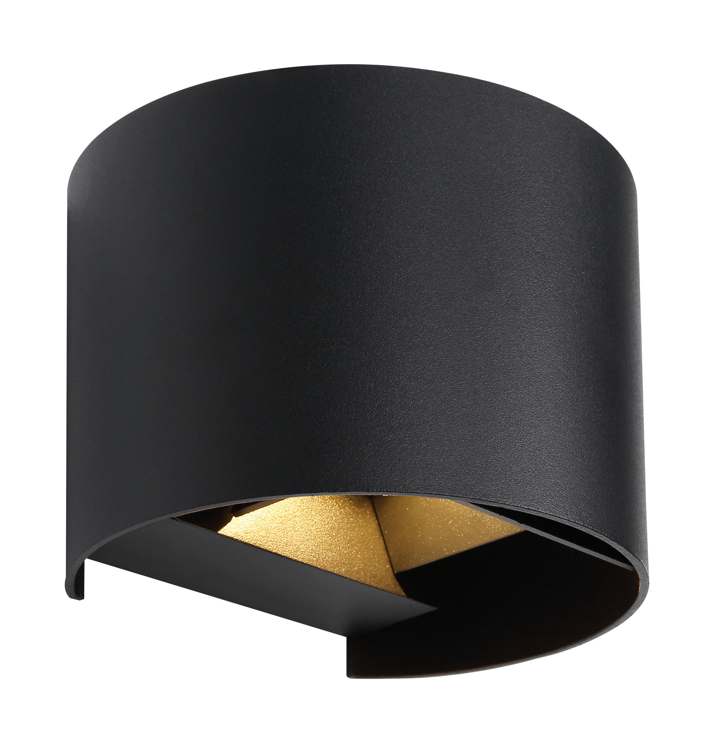 ZUNANJA LED-SVETILKA  VERONIKA  13,7/10 cm           - črna/prozorno, Design, kovina/steklo (13,7/10cm)