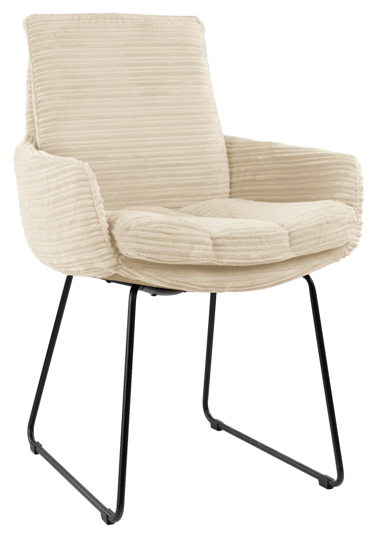 Valdera Armlehnstuhl Beige 60x91x62 cm
