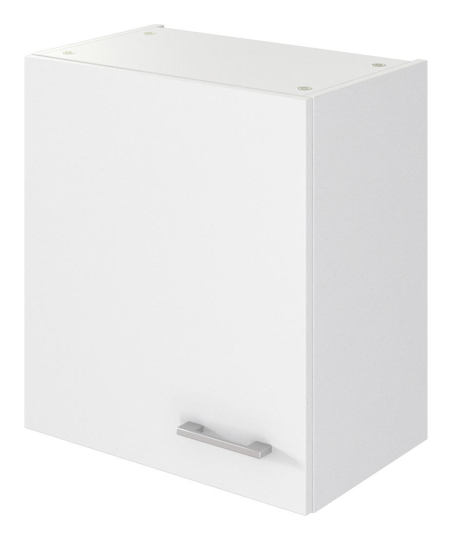 KÜCHENOBERSCHRANK - Alufarben/Weiß, KONVENTIONELL, Holzwerkstoff/Kunststoff (50/54,8/32cm) - MID.YOU