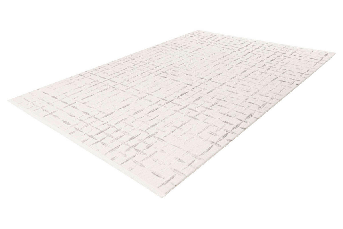 FLACHWEBETEPPICH 200/290 cm Jardin Silberfarben  - Silberfarben, Design, Textil (200/290cm) - Pierre Cardin