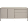 SIDEBOARD  in 160/77/40 cm  - Kaschmir, Design, Holzwerkstoff/Metall (160/77/40cm) - Xora