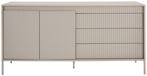 SIDEBOARD  in 160/77/40 cm  - Kaschmir, Design, Holzwerkstoff/Metall (160/77/40cm) - Xora