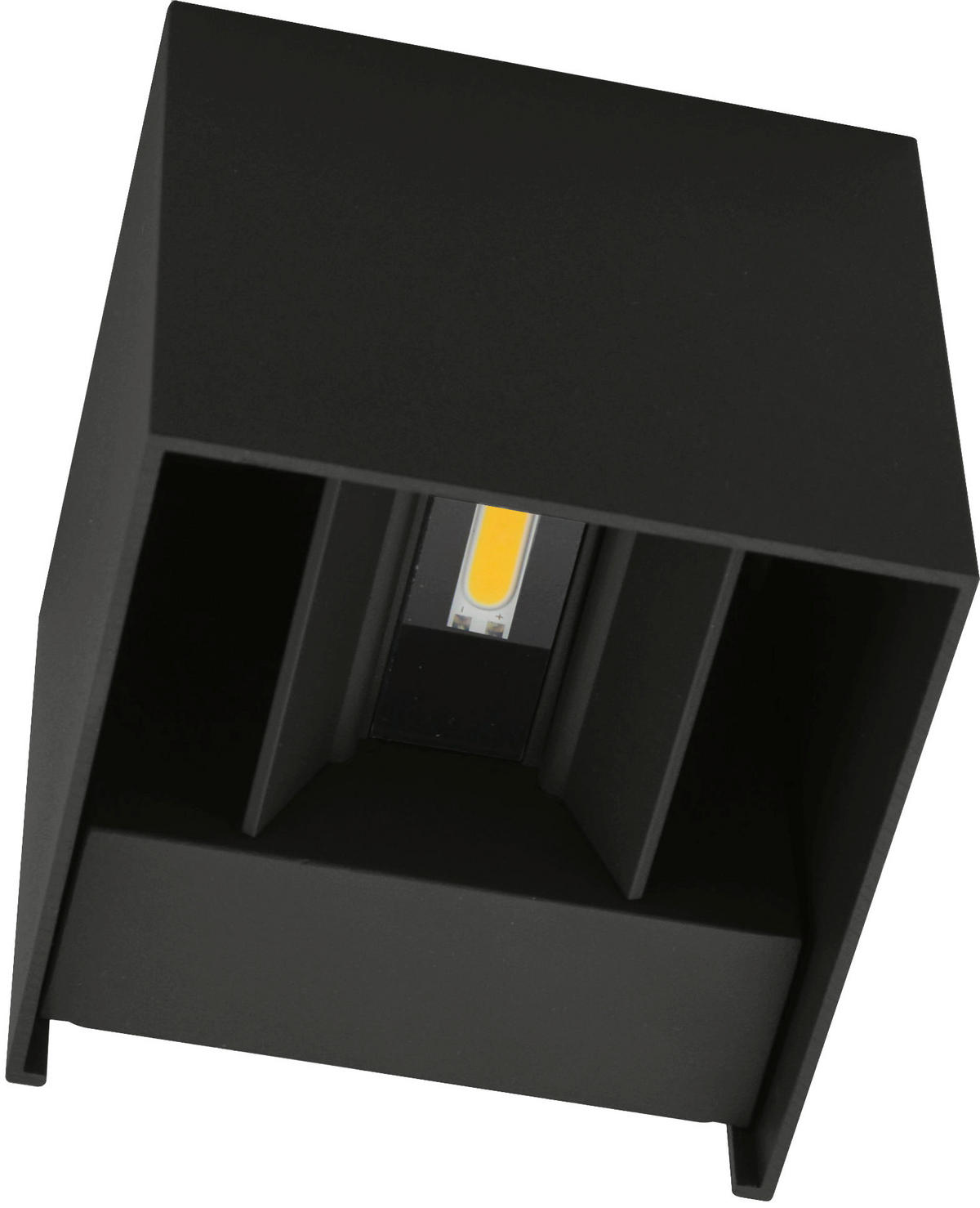AUßENWANDLEUCHTE Qube 11,2/11,2/11,2 cm   - Anthrazit, Design, Metall (11,2/11,2/11,2cm)