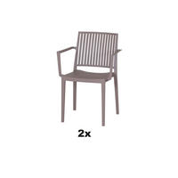 STAPELSTUHL Taupe  - Taupe, Basics, Kunststoff (57/80/56cm) - Siena Garden