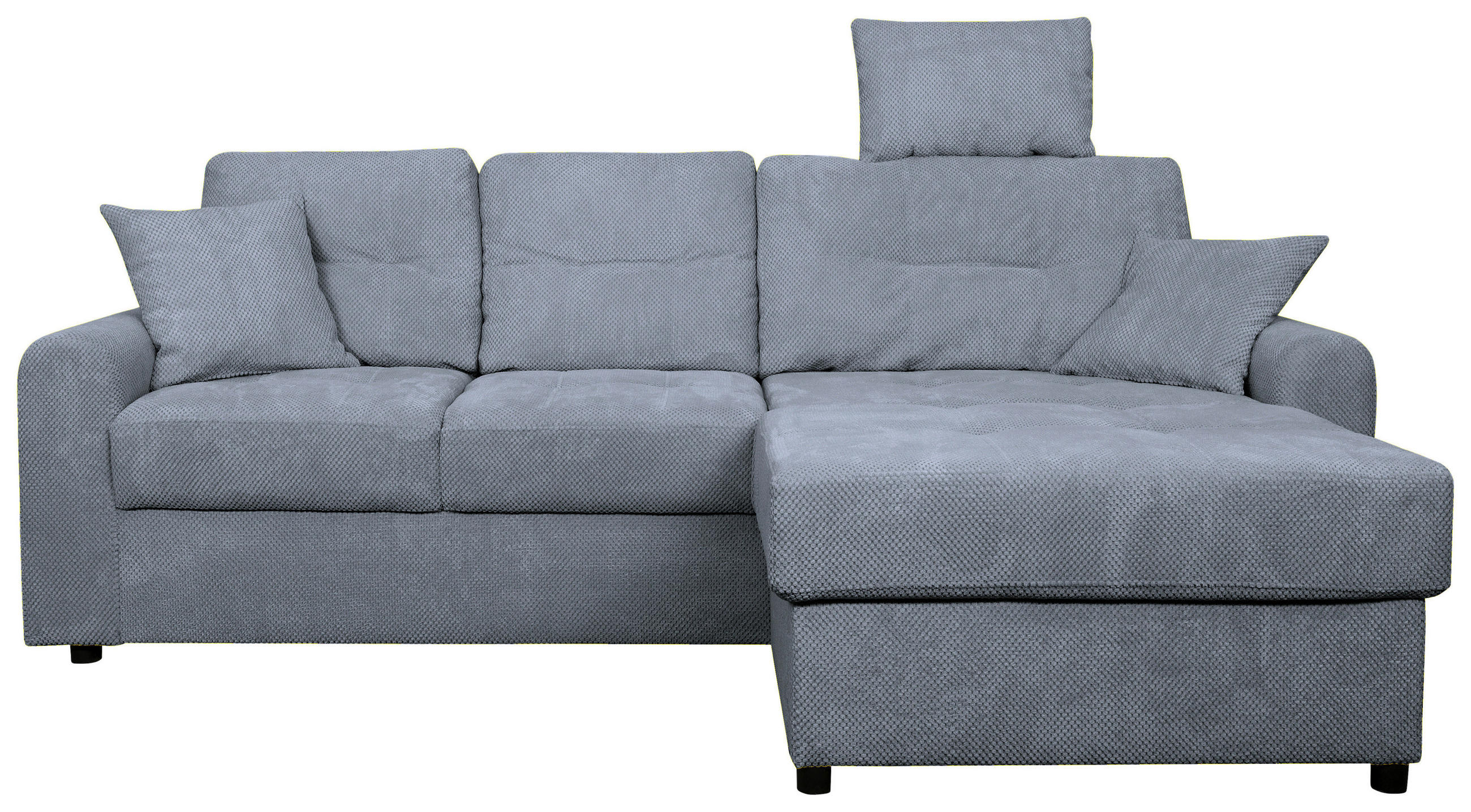 Carryhome ROHOVÁ SEDAČKA, textil, modrošedá