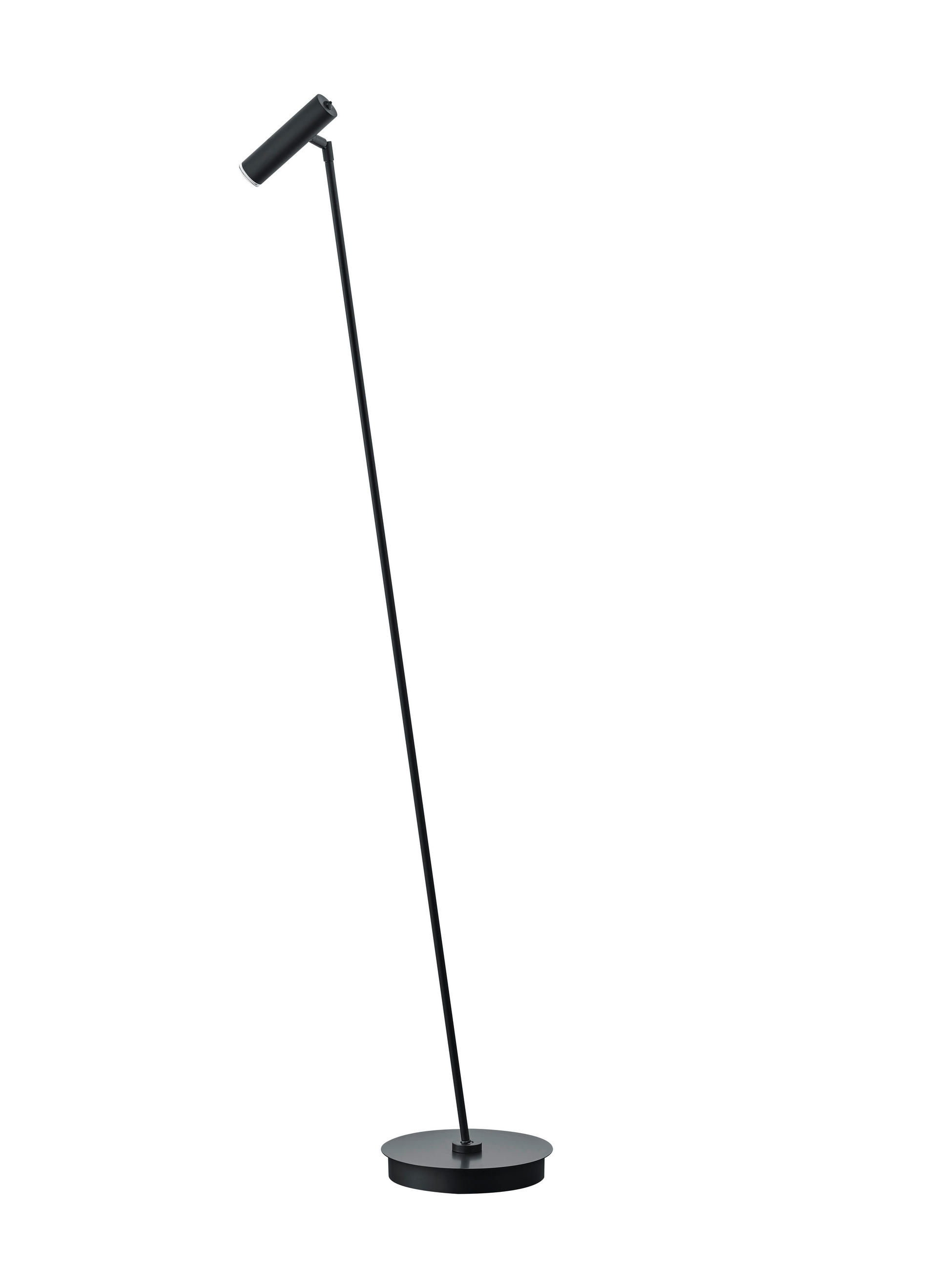 LED-STEHLEUCHTE 39/140 cm    - Schwarz, Design, Metall (39/140cm) - Hell