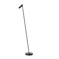 LED-STEHLEUCHTE 39/140 cm    - Schwarz, Design, Metall (39/140cm) - Hell