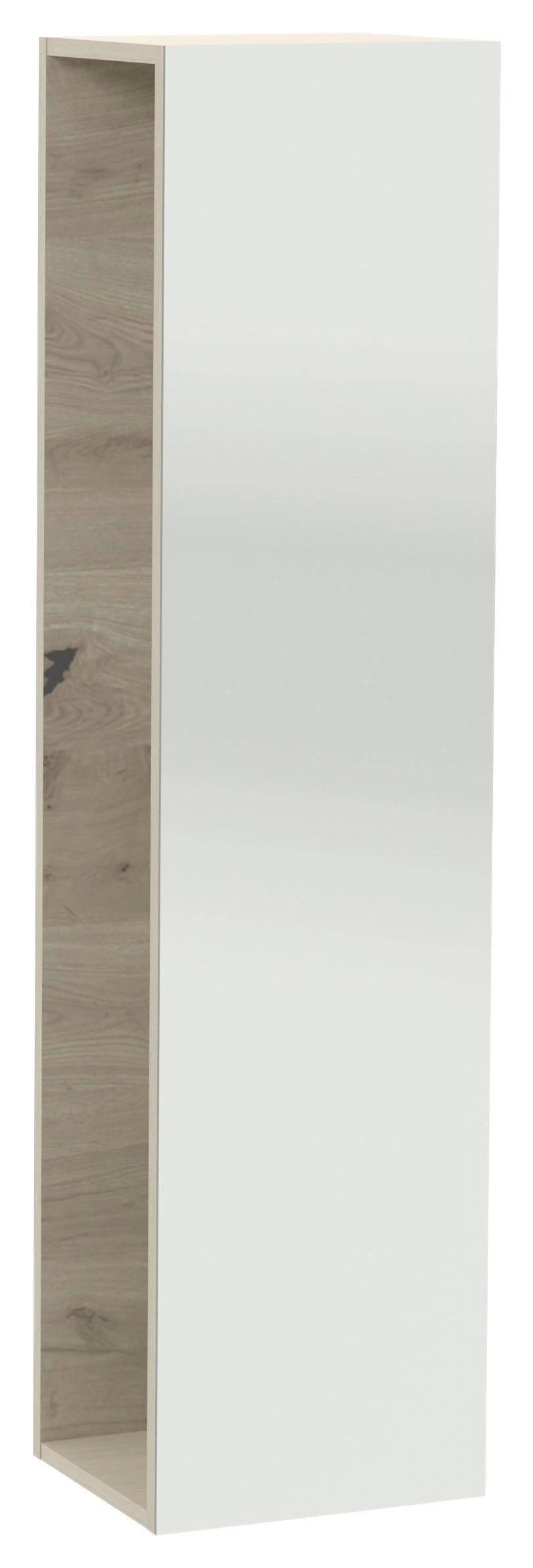 GARDEROBE  in 40/160/35,7 cm  - Eichefarben, Natur, Glas/Holz (40/160/35,7cm) - Voglauer