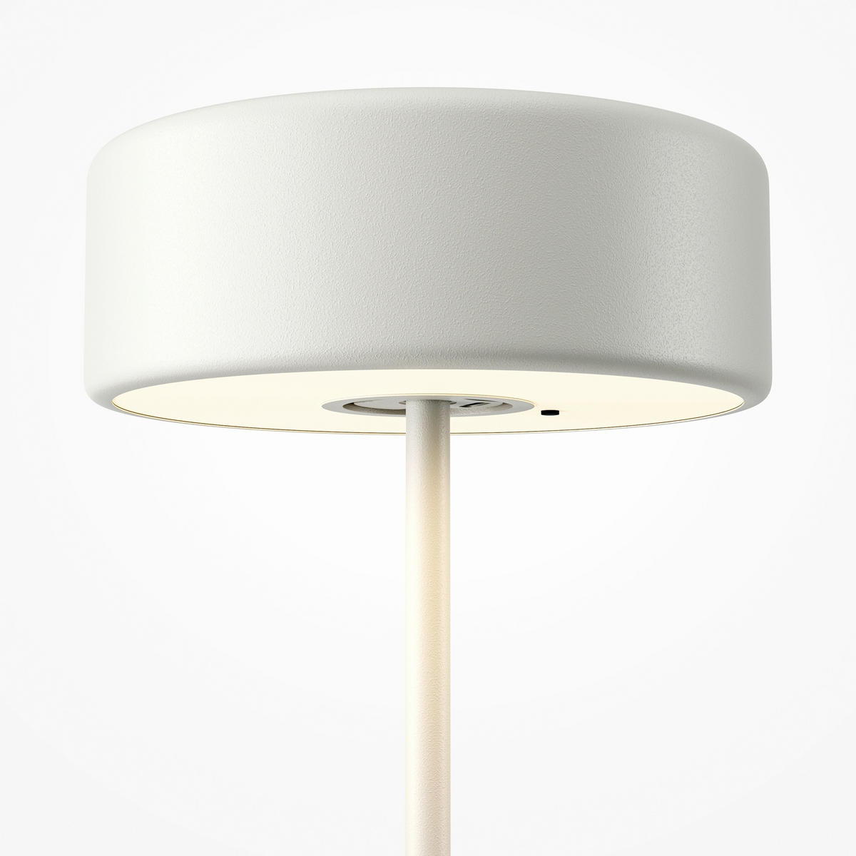 AKKU-TISCHLEUCHTE - Weiss/Goldfarben, Design, Metall (12/34,5cm) - MAYTONI