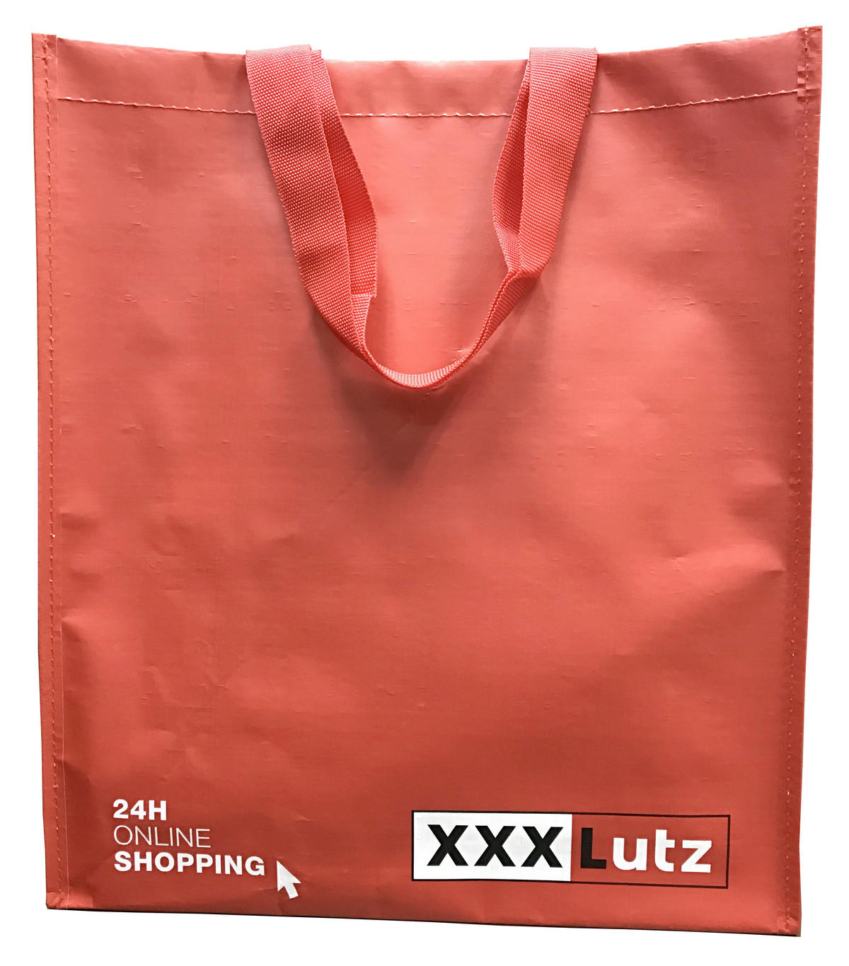 TORBA ZA KUPOVINU  crvena, crna, bijela   - bijela/crvena, Basics, plastika (35/12/40cm)