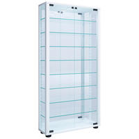 VITRINE Weiss  - Weiss, Modern, Glas/Holzwerkstoff (59/114,8/18cm) - MID.YOU