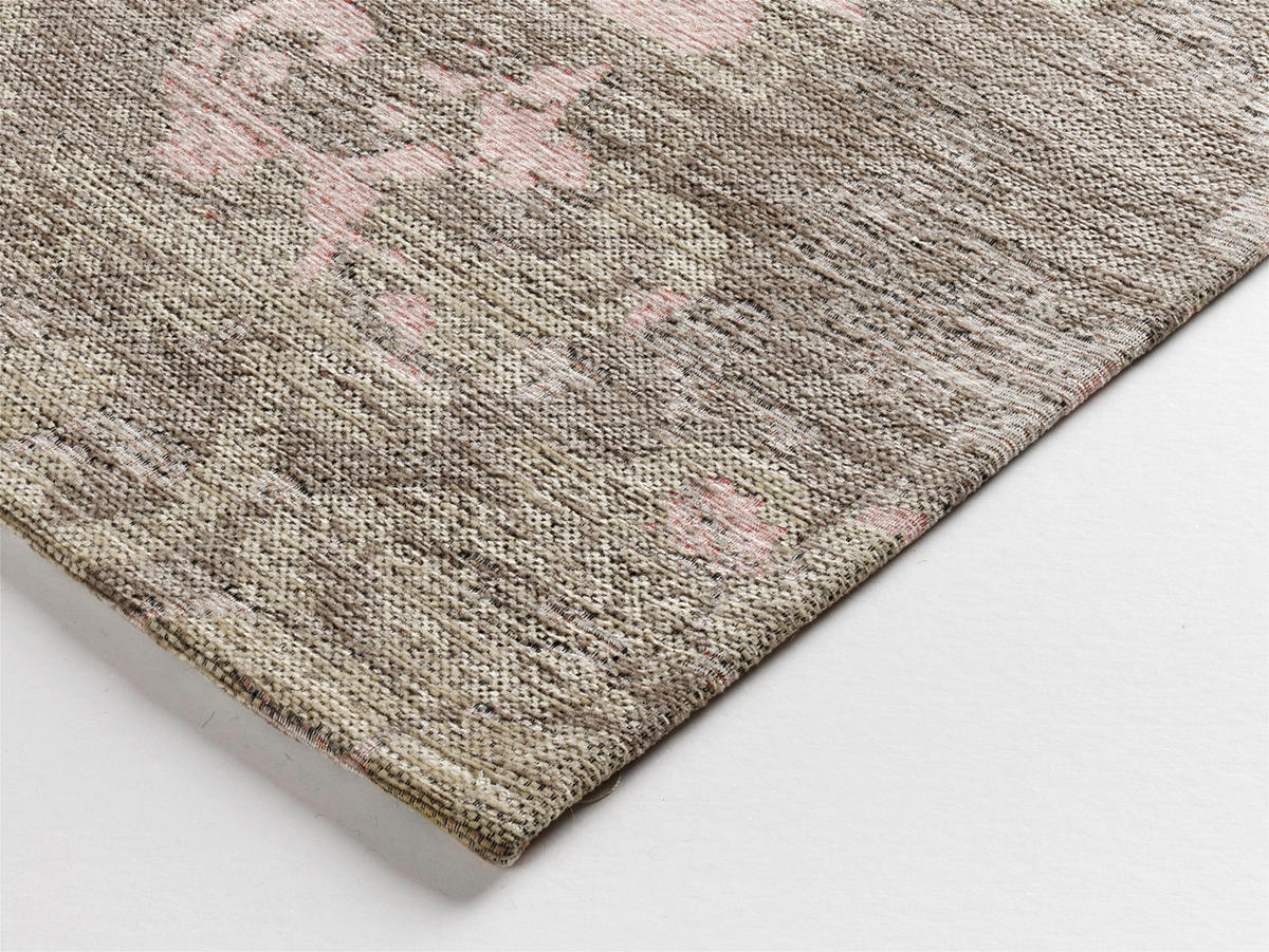 FLACHWEBETEPPICH  Wohnzimmer 40/60 cm Alanis Allover Naturfarben rechteckig  - Naturfarben, Basics, Textil (40/60cm) - Novel