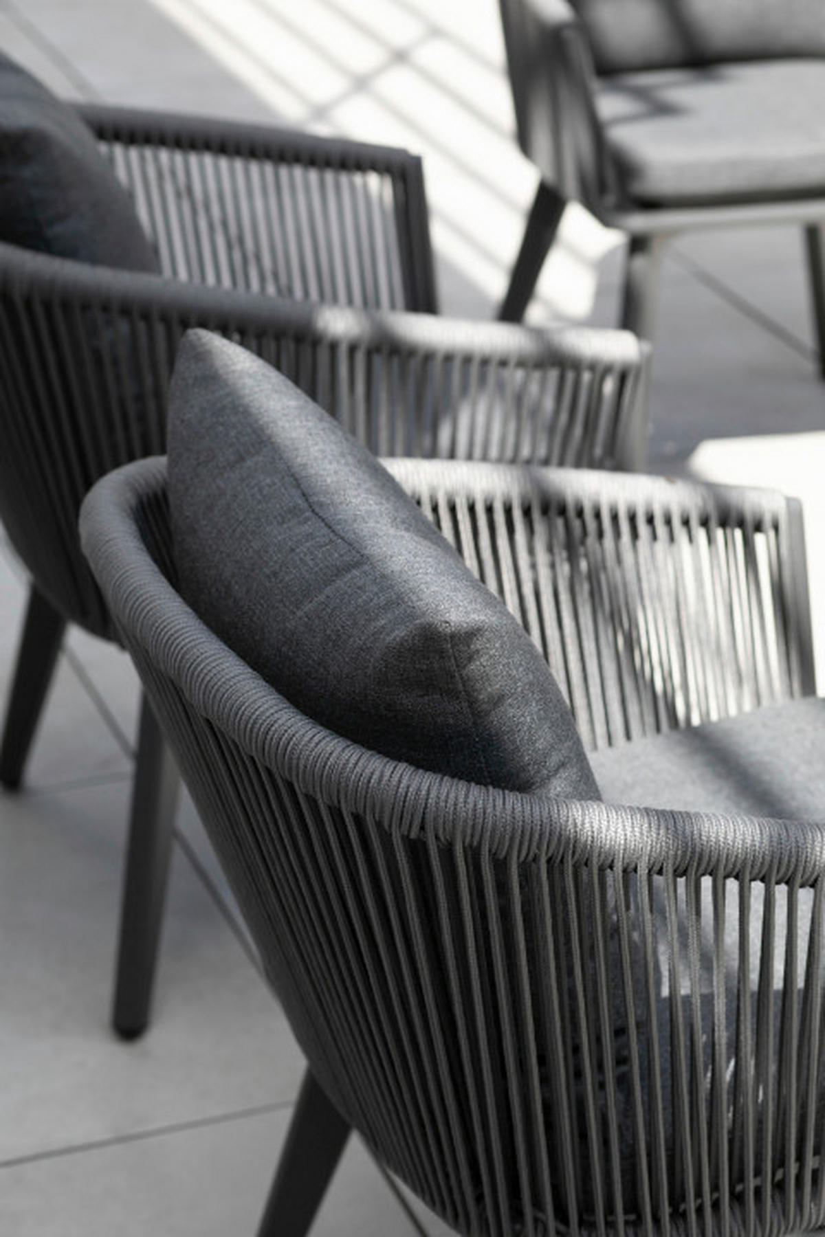 GARTENSESSEL Aluminium Grau  - Grau, Basics, Kunststoff/Textil (58/78/63cm)