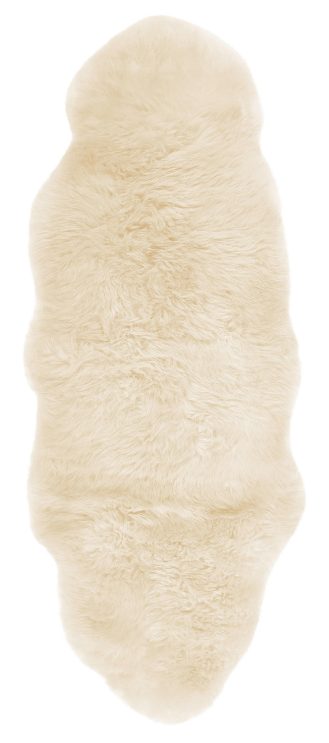 OVČIA KOŽUŠINA, 45/130 cm, biela - biela, Natur, kožušina (45/130cm) - Linea Natura