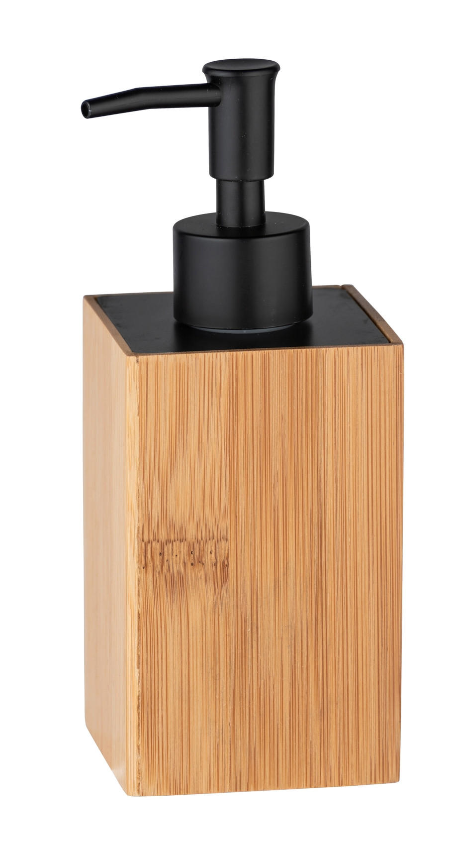 TVÅLPUMP trä, plast  - svart/naturfärgad, Basics, trä/plast (6,5/16,5/6,5cm)