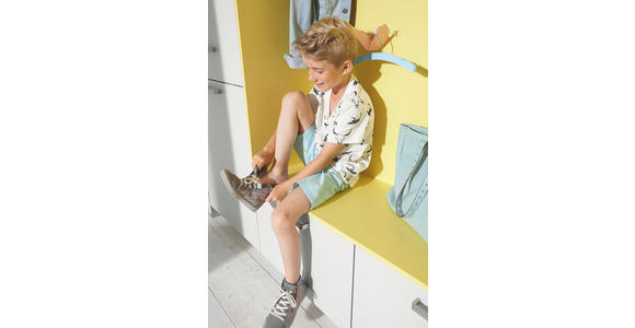 EINBAUKÜCHE   - Gelb/Grau, Design, Holzwerkstoff - Novel