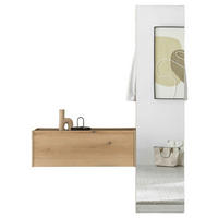 GARDEROBE 2-teilig  in 150/200/30 cm  - Eichefarben/Anthrazit, Design, Holzwerkstoff (150/200/30cm) - Modante