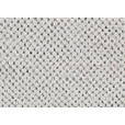 ECKSOFA Creme Chenille  - Creme/Schwarz, KONVENTIONELL, Textil/Metall (265/184cm) - Hom`in