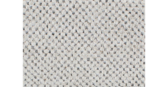 ECKSOFA Creme Chenille  - Creme/Schwarz, KONVENTIONELL, Textil/Metall (184/265cm) - Hom`in